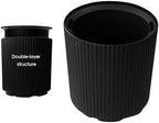 Kozyard Double-Layer Round Planter 16"H Plant Pots for Indoor Outdoor Porch by Kozyard