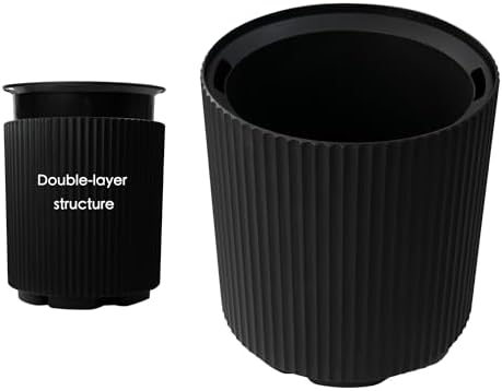 Kozyard Double-Layer Round Planter 16"H Plant Pots for Indoor Outdoor Porch by Kozyard