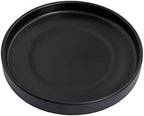12 Inch Large Ceramic Saucer - Drainage Tray for Plant Pot (Matte Black) by Unknown