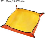 2 PCS Planting Mat Gardening Potting Pad Foldable Garden Plant Flower Pot Reusable Transplanting Waterproof Mats for Patio - Image 2