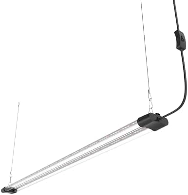 LED Grow Light Full Spectrum Light Linkable 5000K Daylight + 660nm Red Indoor Plant Lighting Fixture (4 FT) - Image 6