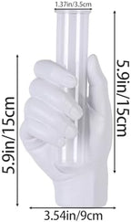 White Hand-Shaped Wall-Mounted Vase, Modern Creative Art Vase, Unique Wall Decoration, Fashionable Home Decor, Suitable for Living Rooms, Bathrooms, Patios, Foyers, and Office Decor. - Image 7