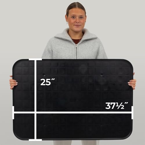 Scepter 37" L x 25" W Heavy Duty Utility Drip Tray, Black, 2-Pack - Image 2