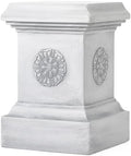 Garden Pedestal Stand for Statues, Classic Plinth Base Riser for Sculptures by Ironlux
