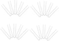 Glass Laboratory Test Tubes Round Bottom Flat Mouth 20pcs by GATHINESS