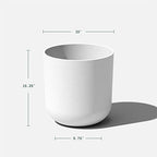 Veradek Mason Series Lima Planter - Large Round Outdoor Planter - Image 3