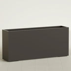 Greenline Alice Tall Rectangular Fiberglass Planter, Outdoor Planter Box by GreenlinePlanters