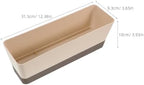 LABRIMP 2pcs Rectangular Window Sill Planter Box with Saucer and Drainage - Image 2