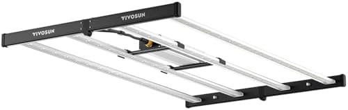 VIVOSUN VSFL4300 430W LED Grow Light Foldable 4-Bar Dimmable Full Spectrum by VIVOSUN