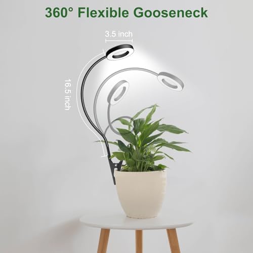 wolezek 2 in 1 Grow Lights for Indoor Plants, 3 Colors 48 LEDs Plant Lights - Image 5
