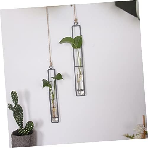 3pcs Glass Wall Hanging Propagation Tubes for Indoor Plants Xmas - Image 5