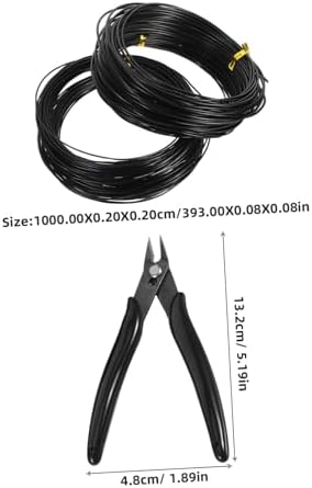 STOBOK Gardening Tool Kit Bonsai Training Wires Aluminum Branch Fixing Line Easy DIY for Unique Bonsai Shapes - Image 2