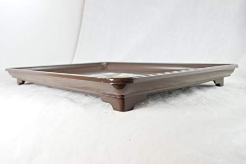 Yubonzai Japanese Deluxe Rectangular Plastic Humidity/Drip Tray for Bonsai Tree & House Indoor Plants - 11.25" to 18" (18"x 13"x 1.75") - Image 3