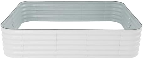 Raised Garden Bed | Metal Raised Garden Bed Kit | 17'' Tall Outdoor Garden Planter Box | Metal Planter Box for Planting Plants Vegetables (9.4x2x1.4FT（1pcs）) - Image 5