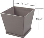 Kozyard 2Packs Taper Planter Indoor Outdoor Plant Pots - Image 7