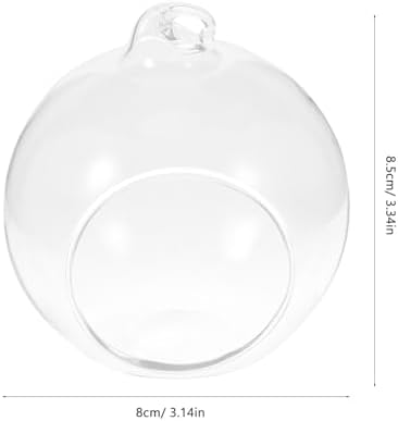 12pcs Hanging Glass Globes Terrarium for Micro Landscape Crafts - Image 2