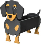 Animal PVC Flower Pot, Dachshund Shaped Succulent Planter Flower Holder for Garden Patio Balcony Window Sill, for Birthday Pet Lovers, 43x27cm(17x11in) by Unknown