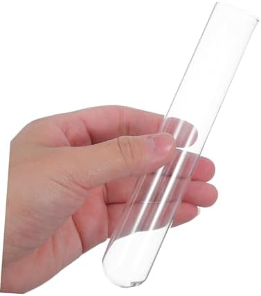 Glass Laboratory Test Tubes Round Bottom Flat Mouth 20pcs - Image 4