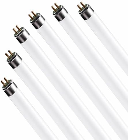 Circle Lighting F32T8/SP41 (841) 32W 4FT T8 Fluorescent Tube 4100K Cool White – 48 Inch, G13 Bi-Pin, Electronic Ballast, Not T12, Replaces FO32 741 Linear Fluorescent Light Bulbs – 6 Pack by Circle