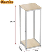 2 Tier Plant Stand Indoor Corner Tall Square Shape Plant Shelf - Image 6