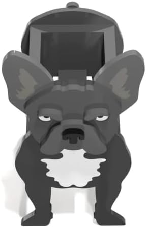 Animal PVC Flower Pot, Bulldog French Shaped Succulent Planter Flower Holder for Garden Patio Balcony Window Sill, for Birthday Pet Lovers, 36x22cm(14x9in) - Image 4