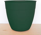Bloem Dayton 20" Recycled Plastic Planter with Saucer, Turtle Green, 2-Pack - Image 6