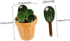 Ceramic Cactus Figurine with Holder Measuring Spoons - Image 2