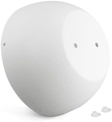 Meowell 12 inch Large Hanging Planters for Indoor Outdoor Plants, 2 Pack Hanging Flower Pots with Drainage Holes and Chain for Garden Porch, Plastic Hanging Baskets for House Plants, White - Image 3