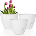 QRRICA 12/10/9 Inch Self Watering Pots for Indoor/Outdoor Plants by QRRICA