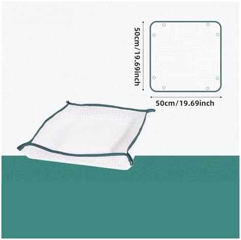 2 PCS Plant Repotting Square Mat Waterproof Transplanting Bonsai Succulent Potting Tarp(50x50cm) - Image 2