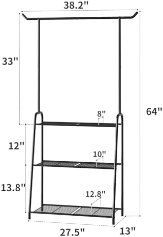 Kitsanery Plant Stand Indoor Outdoor,Metal Plant Stands for Multiple Plants,3 Tier Tall Hanging Plant Shelf,Large Heavy Duty Flower Holder Ladder Plant for Living Room, Patio, Balcony (Black) - Image 6
