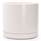D'vine Dev 14 Inch Ceramic Planter Pot, Oatmeal, 94-O-G-8 by DvineDevPlanterPotsandStand