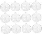 Xmas 12pcs Glass Globe Hanging Terrarium for Plants, Household Decor by TOGEVAL