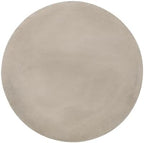 ø15.25'' Concrete Side Table End Table for Outdoor & Living Room, Modern Round Circle Hourglass Style, Durable and Lightweight, Cement Material, No Assembly, Light Gray - Image 7