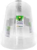 HTG Supply Garden Cloche Plant Protector Bell (10-Pack) - Reusable Vented Plastic Dome by HTGSupply
