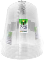 HTG Supply Garden Cloche Plant Protector Bell (10-Pack) - Reusable Vented Plastic Dome by HTGSupply