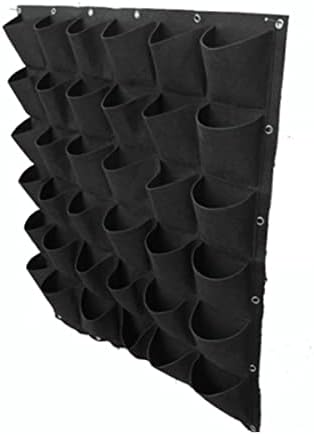 Hanging Planter Bags Vertical Wall Mounted Plant Grow Bags 36 Pocket Fabric Pots for Home Balcony - Image 2