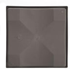 Bloem Veranda 14" Plastic Square Planter Box, Peppercorn, 2-Pack - Image 7