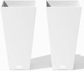 Veradek Pure Series Taper Planter - Tall Tapered Outdoor Planter with Shelf by VeradekOutdoor