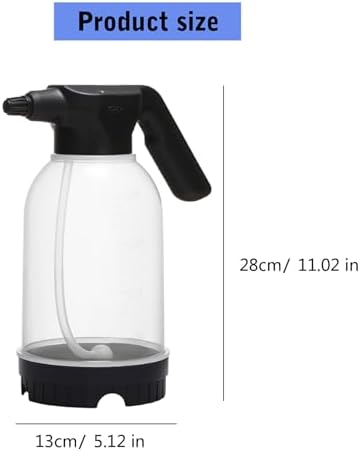 Electric 2L Watering Can for Indoor Plant Adjustable Pressure Sprayed Bottle Includes Ergonomic Handle Leakproof Design Fine Misting Electric Sprayed for Home Garden - Image 6