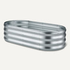 Amazon Basics Raised Garden Bed, Galvanized Steel, 48 x 24 x 12 inches, Silver - Image 3