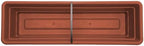 Bloem Dura Cotta 18" Plastic Window Box Planter, Terra Cotta, 3-Pack - Image 6