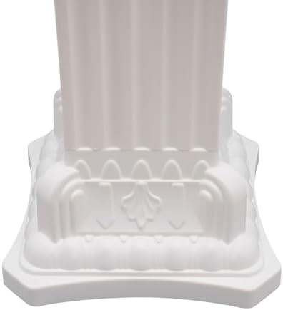 Wedding Roman Columns 4 Pcs 35.4" Plastic Column Stand Roman Pillar Greek Column Statue Plant Stand Elegant Wedding Event Party Decorative Column Pedestal Flower Holder (Type C, 4Pcs, 11.81x35.43 Inch) - Image 6