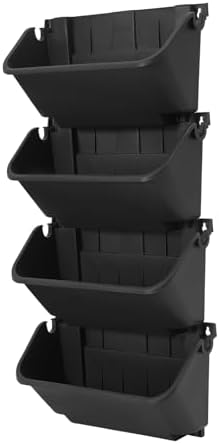 Vertical Wall Planter with 24 Pots, Wall-Mounted Hanging Garden Planter - Image 4