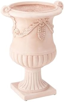 Merax 2 Set 24.8" Elegant MGO Flower Urn Planter, Terracotta - Image 4