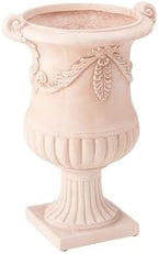Merax 2 Set 24.8" Elegant MGO Flower Urn Planter, Terracotta - Image 4