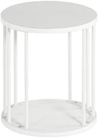 HDANI Small Round Wooden Step Stool for Kids Adults, 300lbs Load Capacity Garden Stool, Non-Slip Small Stool for Plant Stand, Kitchen, Bathroom and Bedroom, White by HDANI