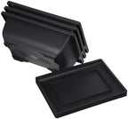 Rectangular Bonsai Planter Set, 3 Plastic Pots with Drainage Tray by BESPORTBLE