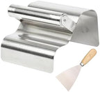 Landscape Curb Trowel, Stainless Steel Concrete Curbing Tool with Handle, Wave Edge for Garden Lawn Edging - Image 7