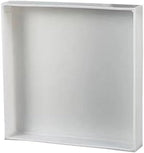Plastic Trays for Plants, Drip Tray, Made of PP Polypropylene, White, Extra-Large Square Size(123x33x3cm/48x12x1in) by Yqyc